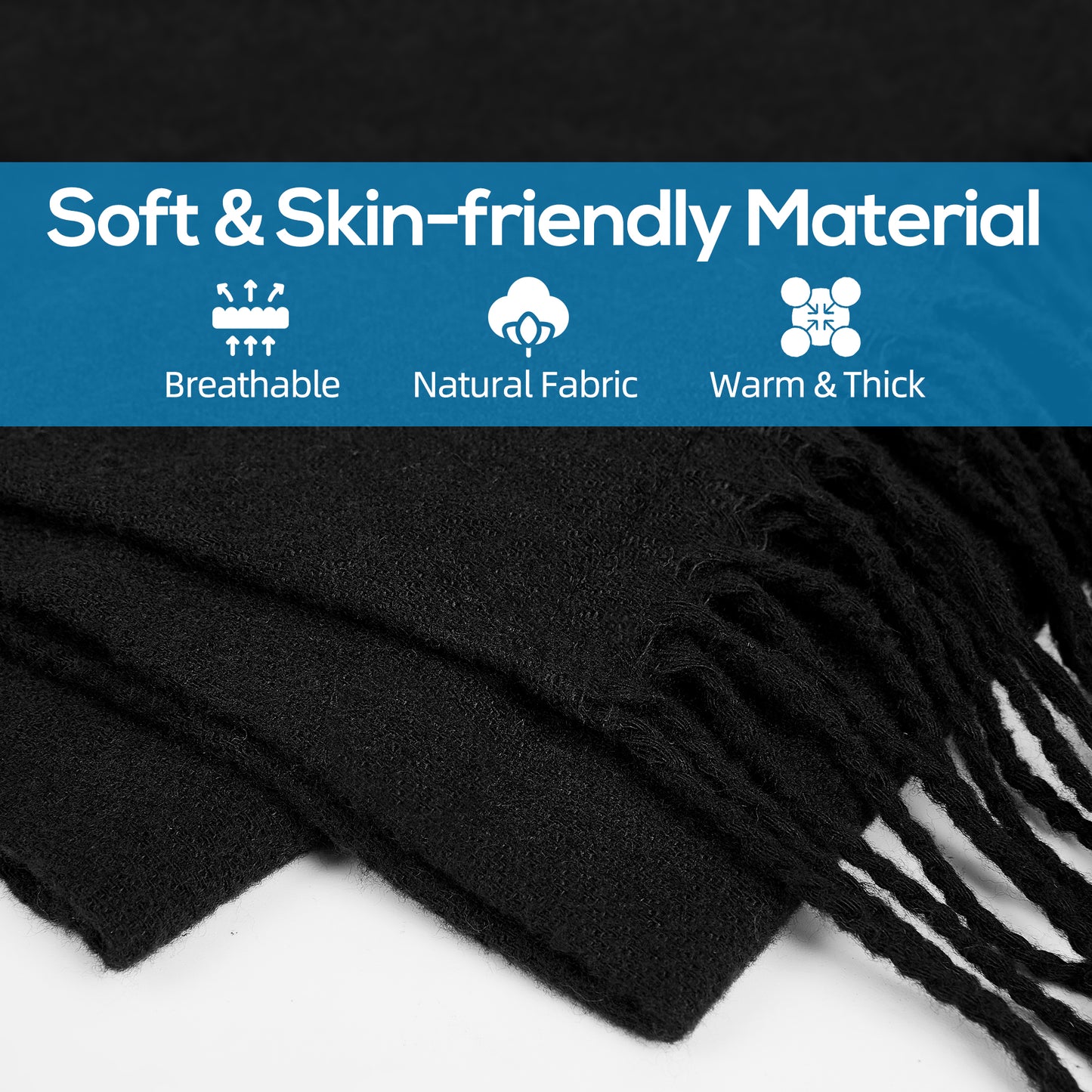 USB Rechargeable Heated Scarf Electric Heating Scarf with Neck Heating Pad Washable Shawl Soft Warm Neck Christmas Gift for Women Men