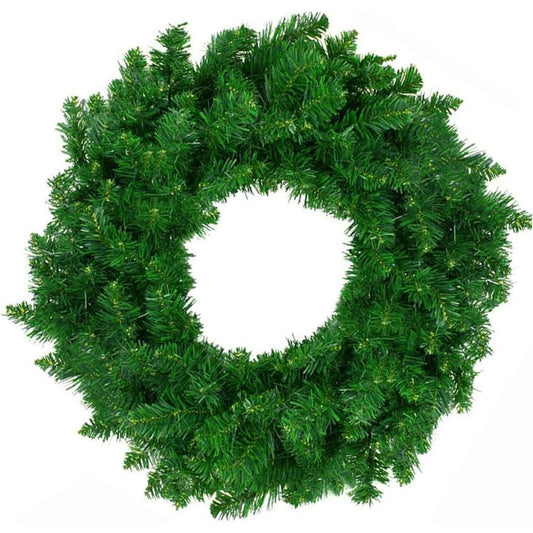19IN Artificial Christmas Wreath, Wreaths for Christmas Decorations, Pine Christmas Wreath for Front Door Outside,Christmas Party Decor Christmas