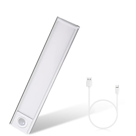 Meromore LED Under Cabinet Lights, Motion Sensor Lights for Indoor, 3 Color 34 LED Wireless Closet Lights, Battery Powered Counter Lights for Kitchen, Bedroom, Wardrobe, Hallway, Stairs