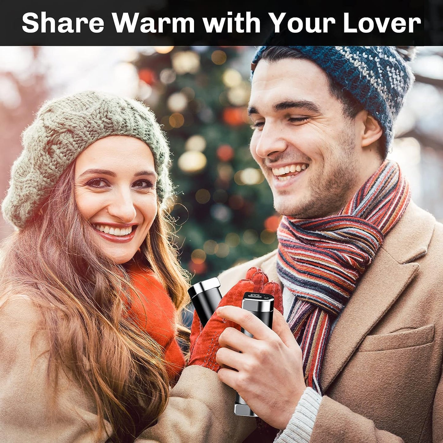Hand Warmers Rechargeable 2 Pack, Meromore 5000mAh Electric Hand Warmer Power Bank, USB Portable Reusable Hand Warmer, Great for Outdoor Sports, Hunting,Camping,Winter Gifts for Women Men